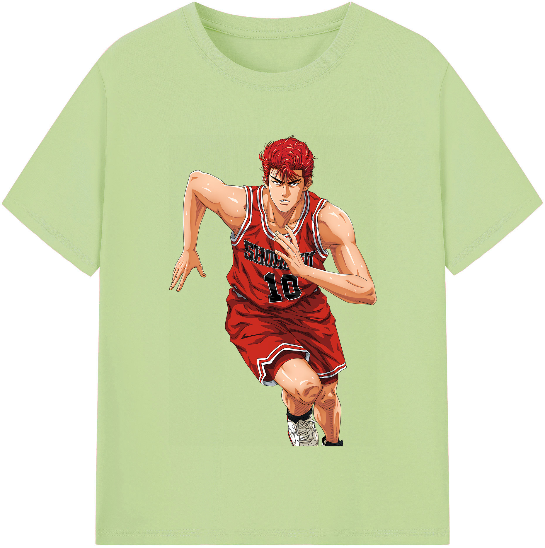 SLAM DUNK／スラムダンク 綿100％半袖Tシャツ（フロントプリント）